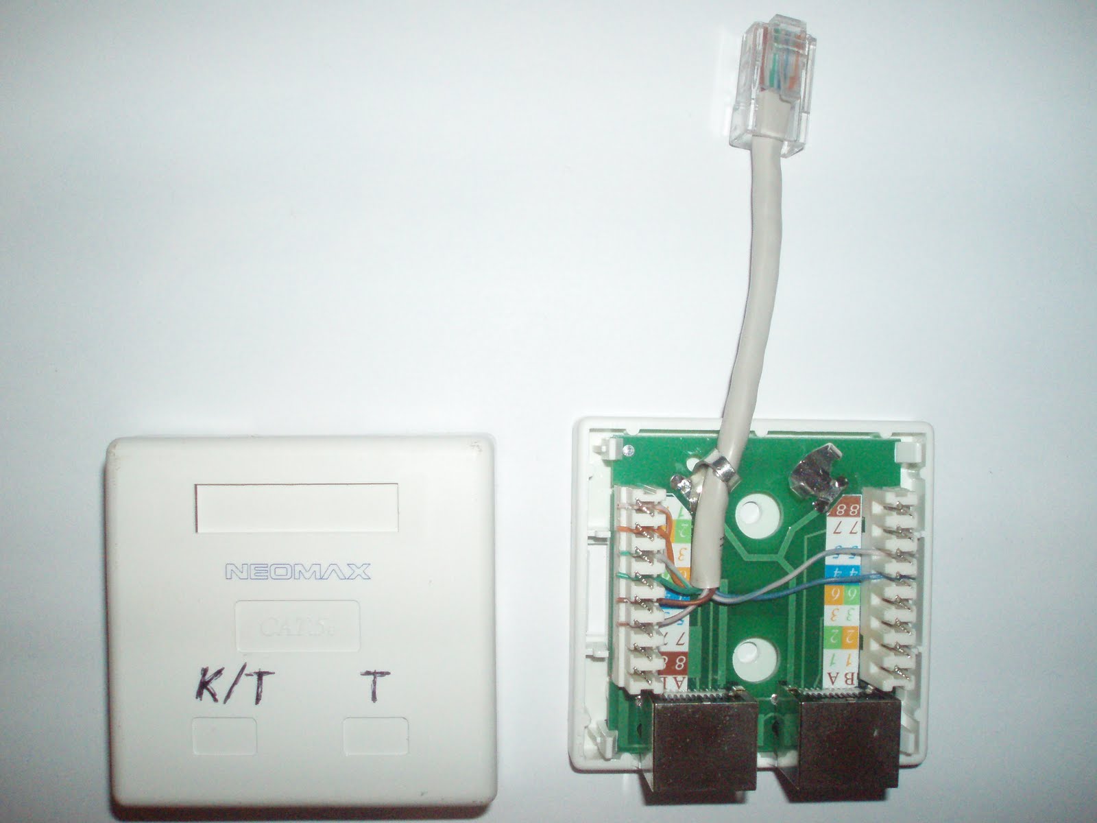 Установка сетевых розеток rj-45 своими руками 19